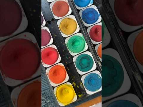 Sneak Peak Watercolour Painting with the Family #art #painting #watercolor