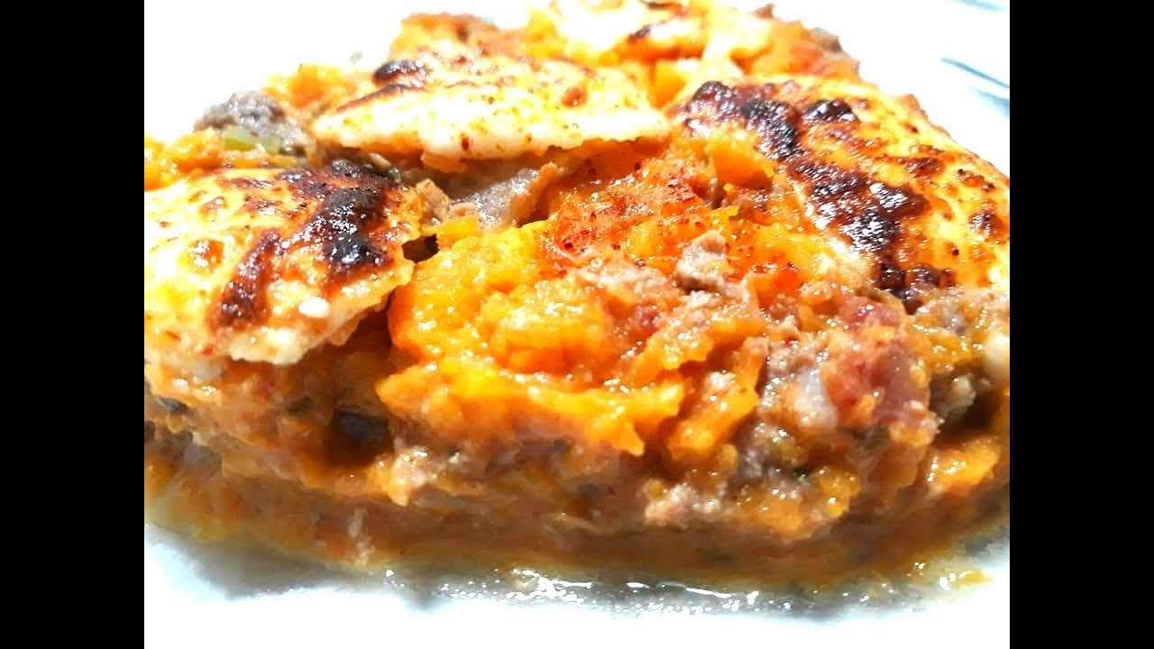 PASTEL DE CARNE Y CALABAZA YouTube