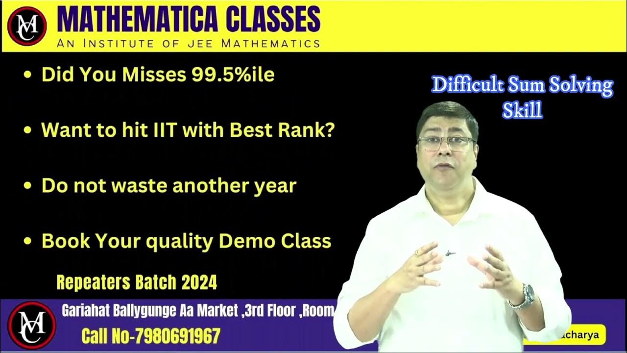JEE MAIN JEE ADVANCED Special Repeater Batch 2024 Starting Soon 