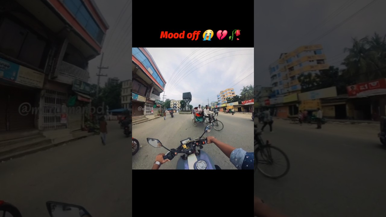 Mood off 🥺💔🥀 #bikeride #shorts #bikelife #viralvideo