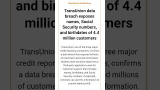 Celebrity TransUnion Data Breach, I received a letter Net Worth