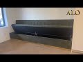 HOW TO MAKE YOUR OWN CHANNEL TUFTED STORAGE BENCH TUTORIAL- ALO Upholstery