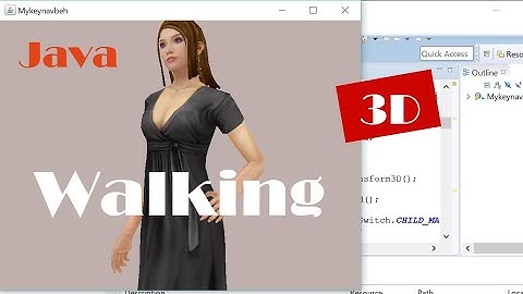 Java 3D: How to Make a Walking .obj Model (with Source Code)