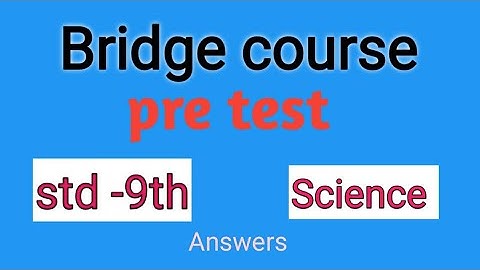 STD 9th|Bridge course2023-24|Science|1St day Activity|Urdu medium|