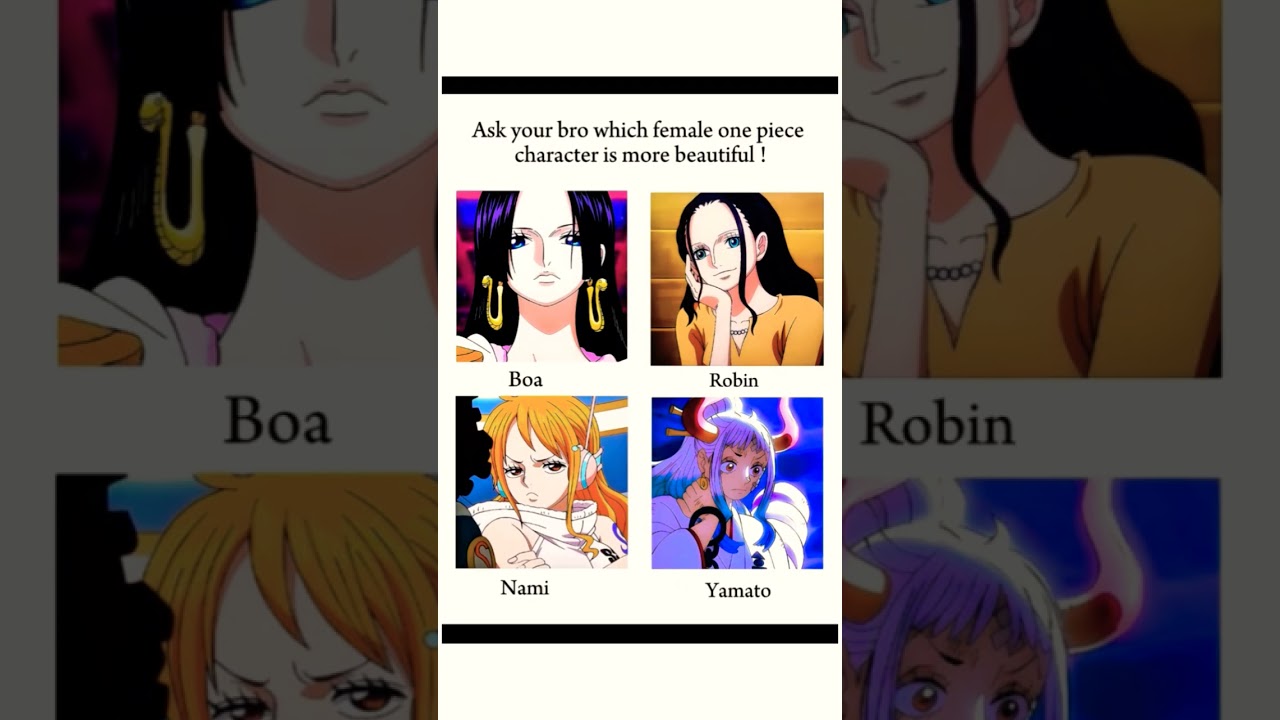 ⁣one piece girls 🥵🥵🥵 #nami#robin#yamato#boahankock #ytshorts