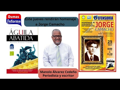 Este jueves 25 de mayo harán homenaje a la memoria del dirigente estudiantil, Jorge Camacho