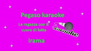 karaoke la ragazza con il cuore di latta Irama