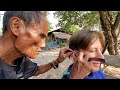 HAIRCUT On THAI RICE FARM By Mr WANG W Bonus HOUSE TOUR Ubon Ratchathani THAILAND 4K 