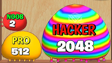 NOOB vs PRO vs HACKER | Blob Merge 3D