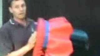 How to make smoke or fog rings with a rubbish bin