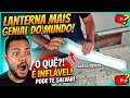 Lanterna inflavel! Será que funciona? Te salva num perrengue!