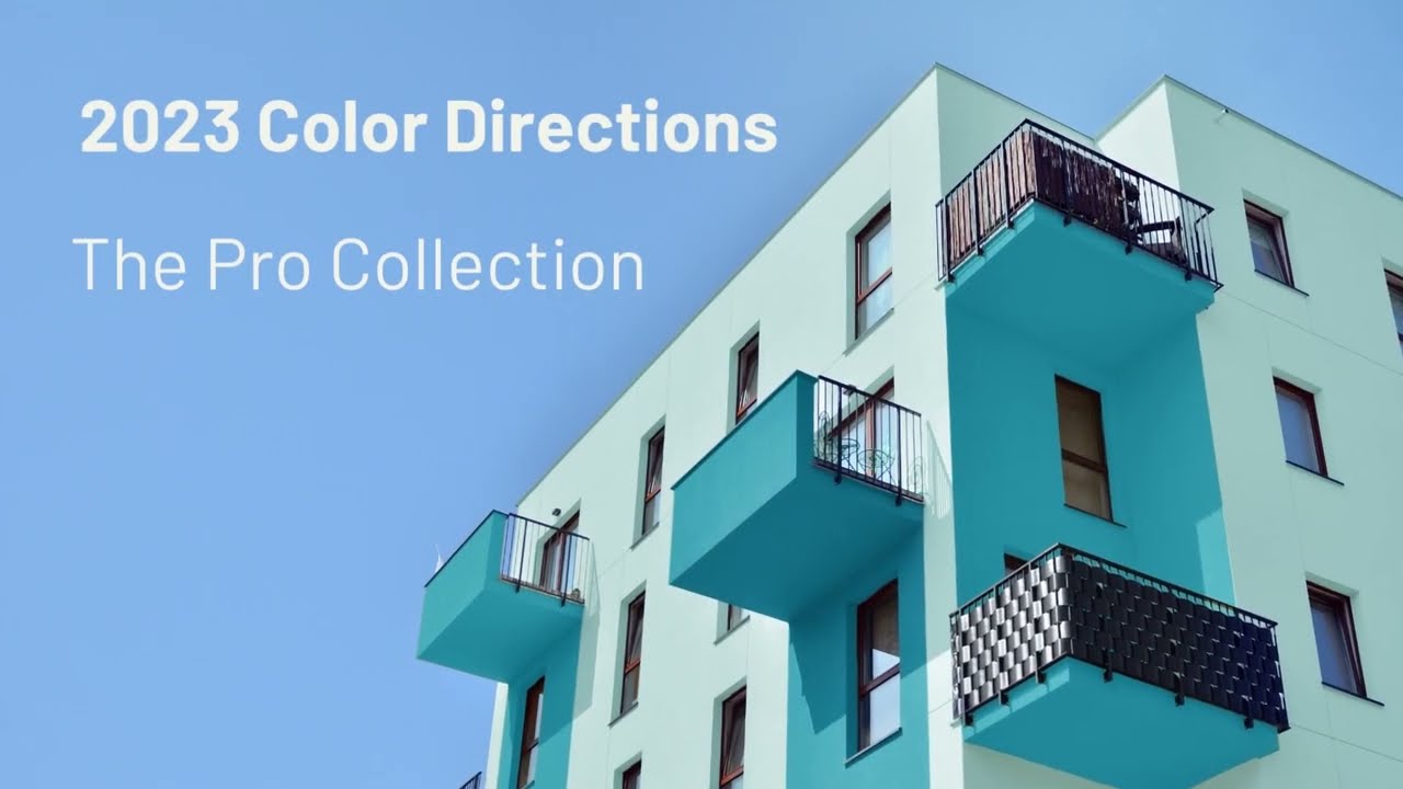 2023 Professional Directional Color Palette:  Exteriors