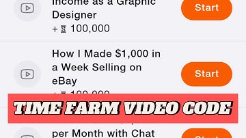 TIME FARM VIDEO CODE FOR JANUARY 2 AND 3