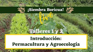 Permacultura y Agroecología  ¡Siembra Boricua! Live  Taller 1 y 2