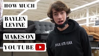 Celebrity How much Baylen Levine makes on Youtube - YT Money Business Model Net Worth