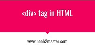 6 - div tag in HTML (Hindi)