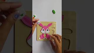 Puzzle Kelinci (Puzzle Rabbit Bunny) #shorts #rabbit  #puzzle #bunny