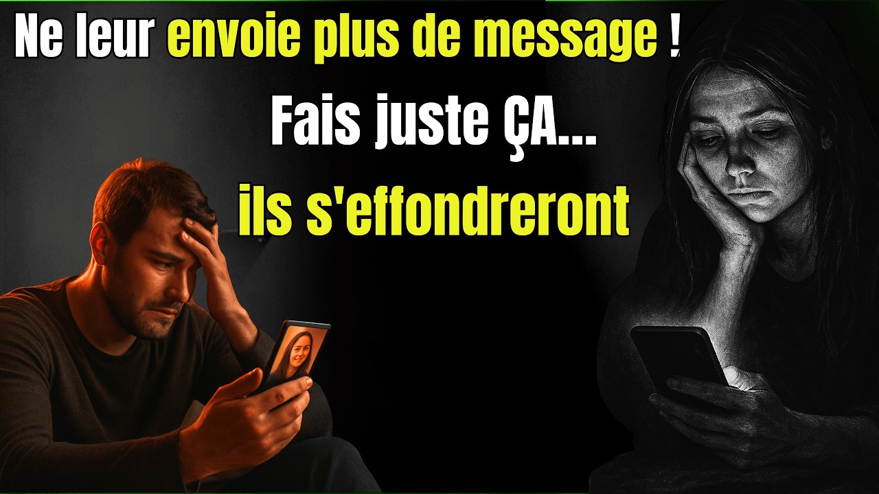 Ne leur envoie plus jamais de message ! Contente toi de faire cette petite chose !