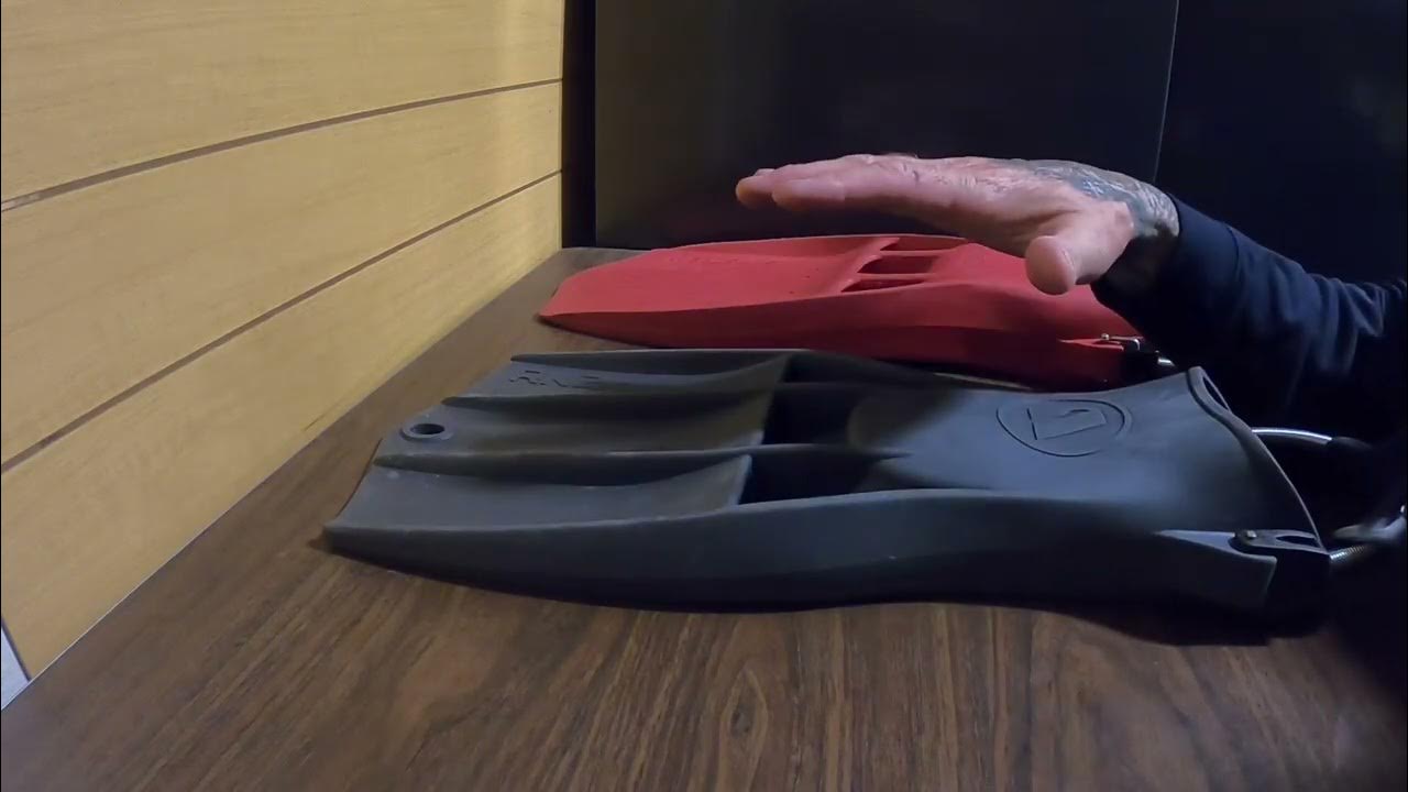 Tech fin comparison head to head OMS Slipstream vs Apeks RK3 HD YouTube