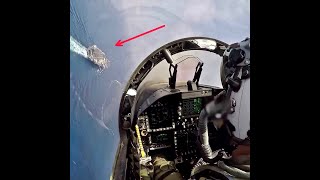 Amazing Fa-18 Carrier Landing - Cockpit View