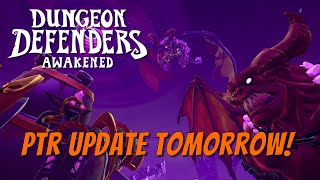 DDA PTR Update Tomorrow!