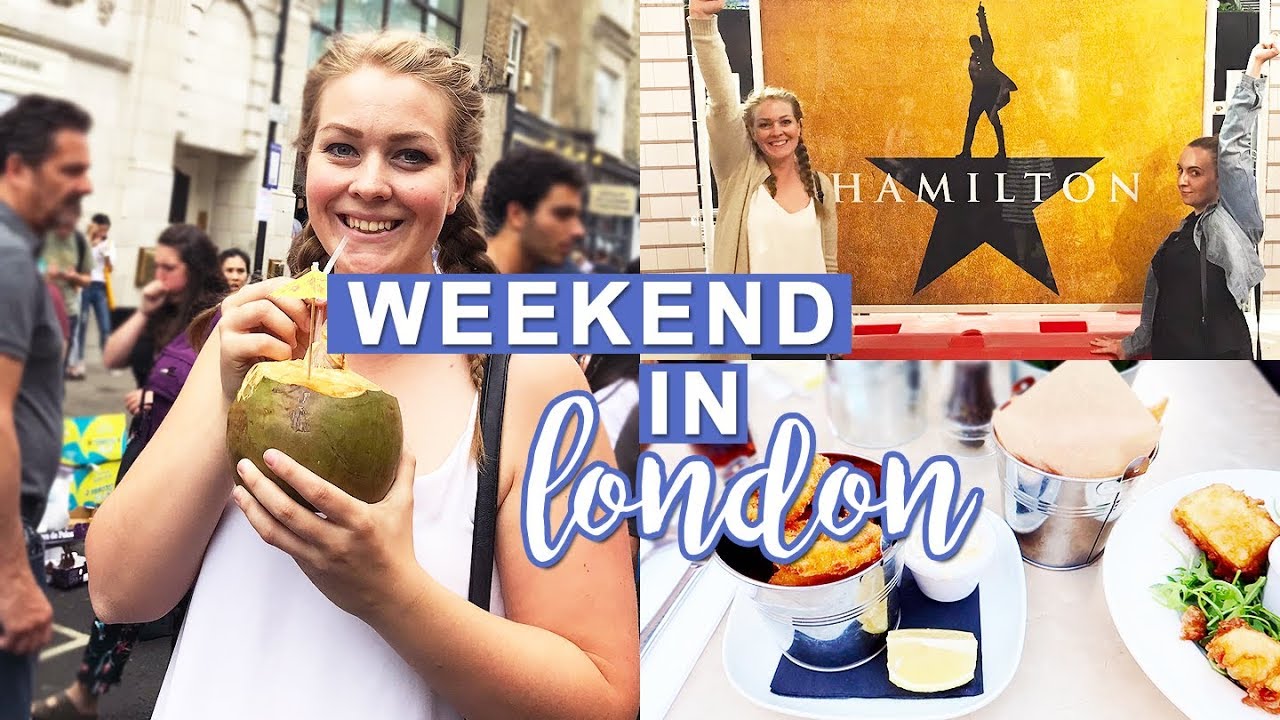 HAMILTON IN LONDON + lots of tasty food and fun times! ⭐️ - YouTube