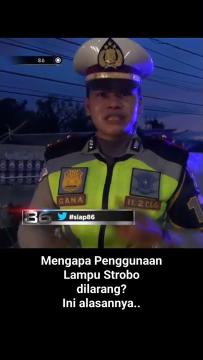 Mengapa Penggunaan Lampu Strobo dilarang,ini Penjelasannya.