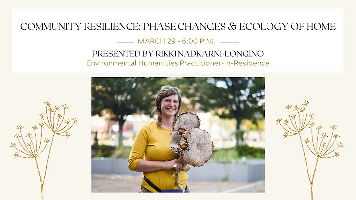 Community Resilience: Phase Changes and Ecology of...