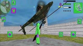 Green Monster Stickman Rope Hero Gangstar Crime Simulator screenshot 2