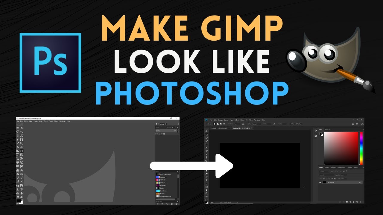 Make Gimp Look Like Photoshop On Linux Manjaro Mint Ubuntu Make Gimp Look Like Photoshop On Linux Manjaro Mint Ubuntu