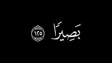 وَمَن أَعرَضَ عَن ذِكري || كروما قران كريم شاشة سوداء || انس لهبوبي