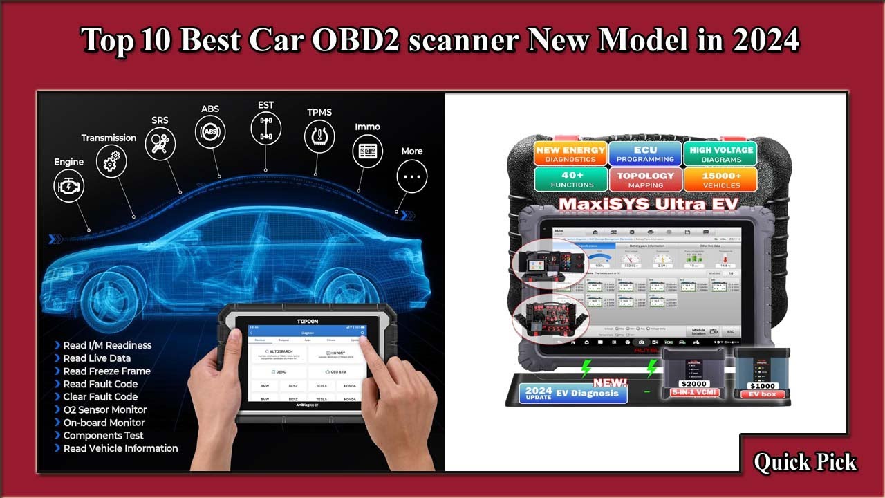 Top 10 Best Car OBD2 scanner New Model in 2024 - YouTube