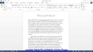 Word 2013 Tutorial Moving through Text Microsoft Training Lesson 2.12