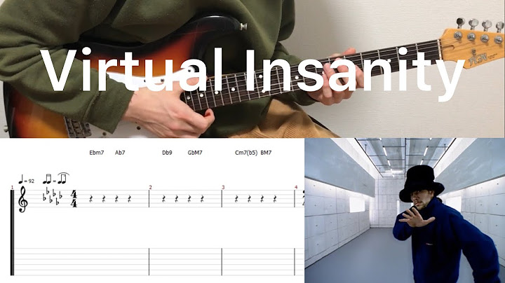 Virtual Insanity Guitar version - Guitar performance video thumbnail