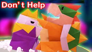 What Happens When You Let Bowser Fight the Final Boss by Himself in Paper Mario Origami King?