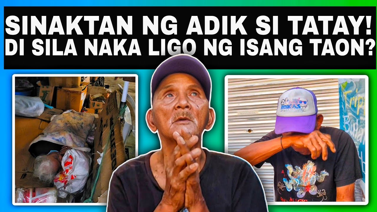 GRABE TO! Sinaktan Ng Adik Si Tatay! At Isang Taon Nang Di Daw Sila Naka Ligo?