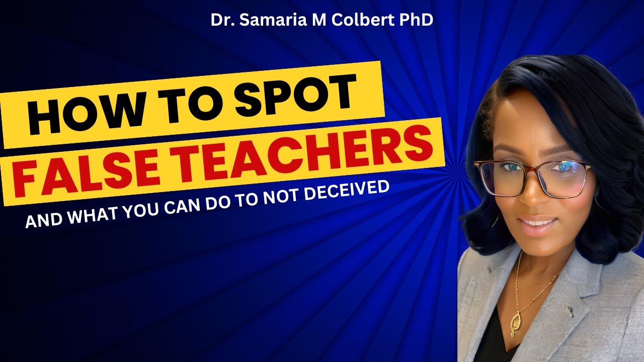 HOW TO DISCERN FALSE TEACHERS AND AVOID BEING DECEIVED BY THEM. - YouTube