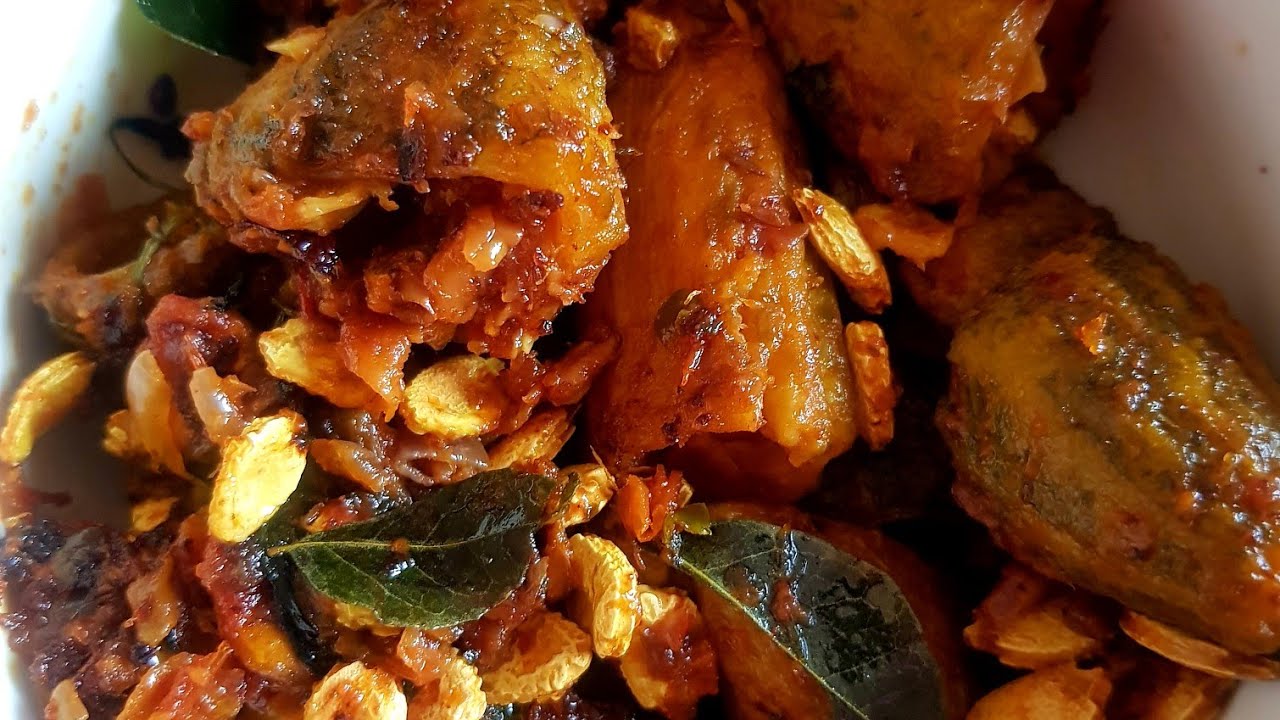 Yummy yummy Bitter Gourd (Karela) FRY with ONION Chutney కాకరకాయ ఫ్రై