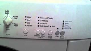 Frigidaire washer error