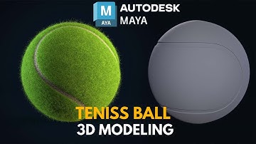 Tennis Ball modeling Tutorial in Autodesk Maya #mayatutorial