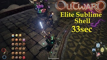 【OUTWARD】 物质世界 | Boss | Elite Sublime Shell X OP Chakram Hex build (Melee Style)