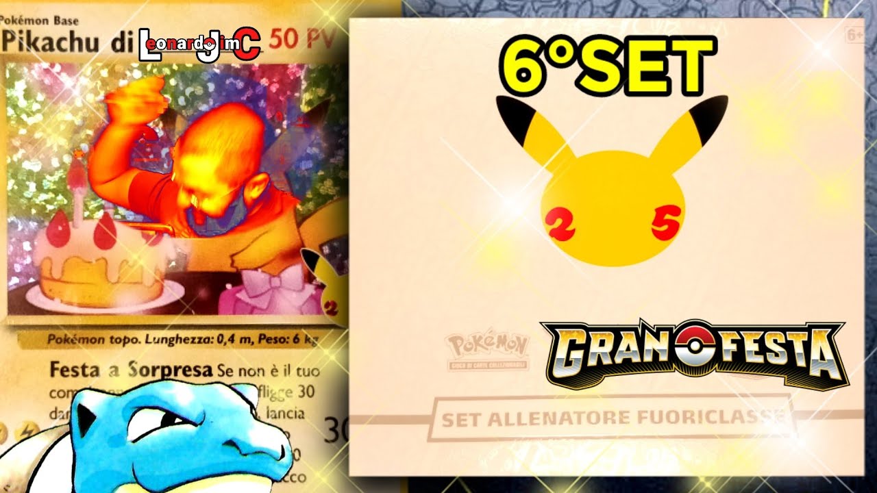 ALTRE SECRET MANCANTI E UNA TOP🎂😍🤤 APRO IL 6° SET ALLENATORE GRAN FESTA  - POKÉMON 25TH 