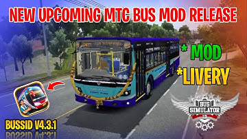 New Upcoming Tnstc Mtc Bus Mod Tamil | Bus Simulator Indonesia | Tnstc Mtc Bus Mod In Bussid #mtc
