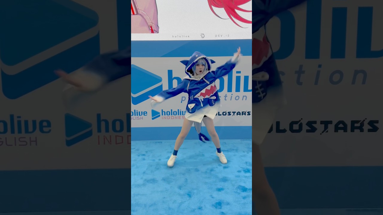 video from #AnimeExpo! still not over this cover 🥲 #gawrgura