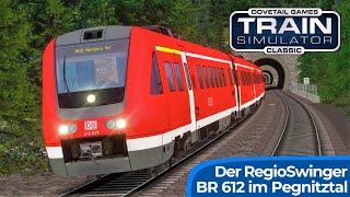 Die Pegnitztalbahn: Bayreuth - Nürnberg | TRAIN SIMULATOR CLASSIC | RegioSwinger BR 612 Neigetechnik