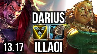 DARIUS vs ILLAOI (TOP) | 7/1/0, 1.1M mastery, 400+ games | NA Master | 13.17