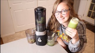 Cold Press Juicer Review | Large Feed Chute Vegetable & Fruit Easy-to-Clean Slow Masticating Juicer by KG Simple Reviews 70 views 2 weeks ago 3 minutes, 42 seconds