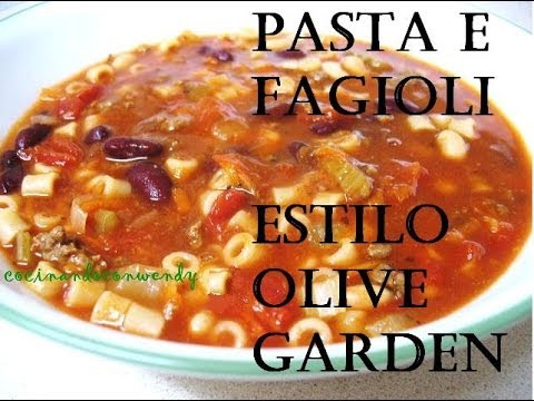 Top Secret Recipe Pasta E Fagioli De Olive Garden Uncovered En