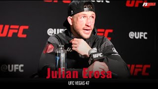 Julian Erosa UFC Vegas 47 full post-fight interview