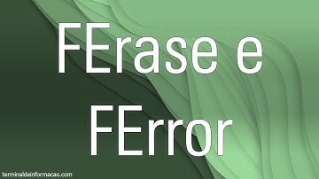 Apagando arquivos e verificando erros com FErase e FError - Maratona AdvPL e TL++ 174